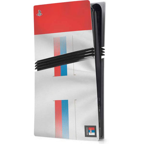 Serbia Soccer Flag PlayStation PS5 Skins
